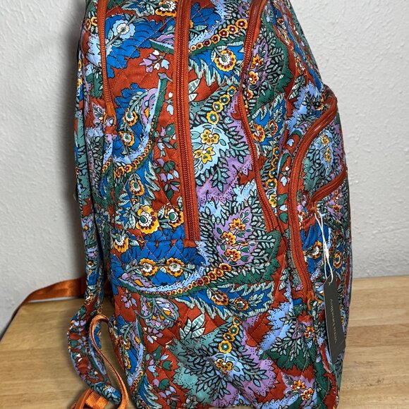 Vera Bradley Large Bancroft Backpack in Flowers and Feathers NWT main image 10